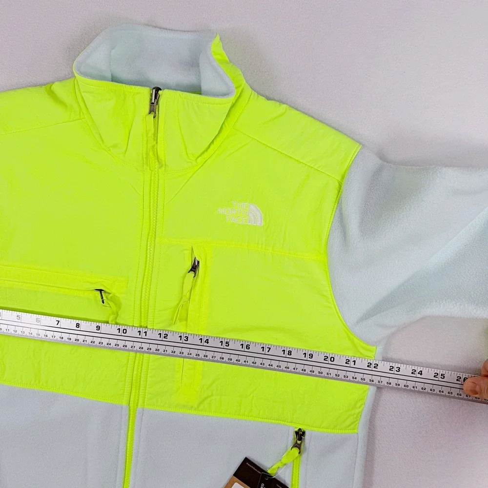 The North Face Denali Mens Size M Blue Yellow Fleece Polartec NF0A7UR2TK1  NEW